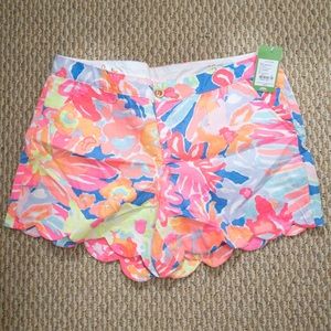 Scalloped Lilly Pulitzer shorts